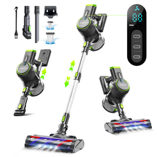 Qikcln VC06 150W 23Kpa Cordless Vacuum Cleaner with 3 Modes & 45-Min Runtime