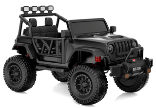 Electric Powered Ride on Toys,Yisufo Battery-Operated Ride on Jeep,Remote Control,Led Lights,24v,Black