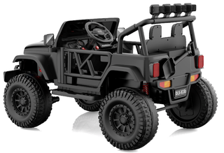 Electric Powered Ride on Toys,Yisufo Battery-Operated Ride on Jeep,Remote Control,Led Lights,24v,Black